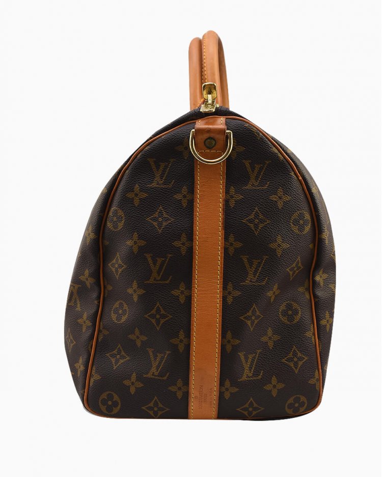 Mala Louis Vuitton Original Keepal 45 Monograma Feminino